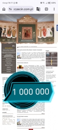 Ponad MILION odsłon naszej parafialnej strony internetowej :)
